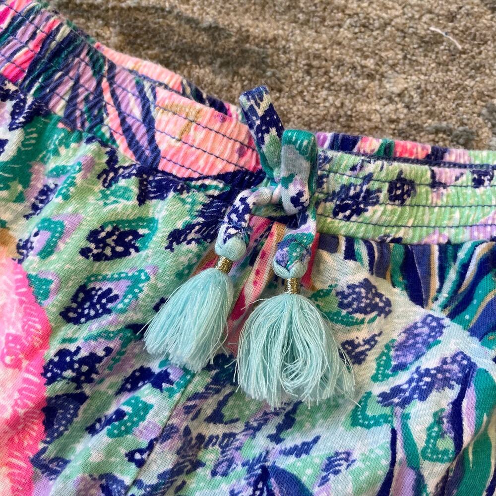 Lilly Pulitzer Girls Destan Pant Multi Gypset Paradise M 6-7 - Picture 3 of 9